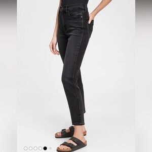 GAP VINTAGE SLIM mid rise26 black Black Skinny Jeans ankle cropped NWOT